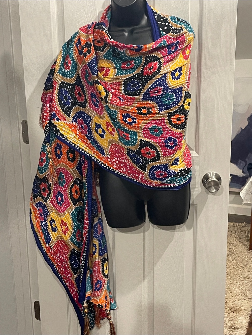 Multicolor Bohemian Printed Scarf Wrap